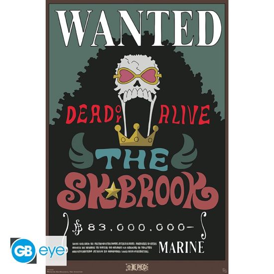 One Piece: Wanted Brook Poster (91.5 x 61 cm) vorbestellen