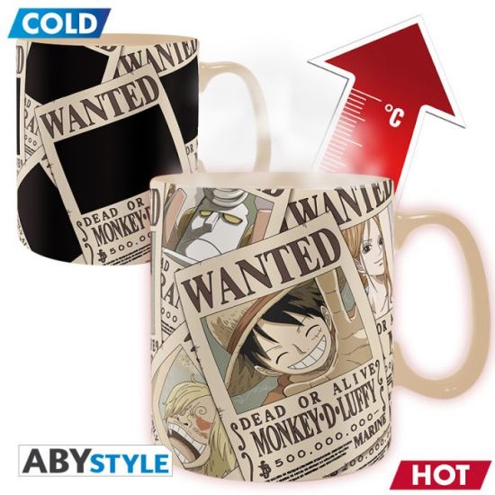 One Piece: Wanted Heat Change Mug