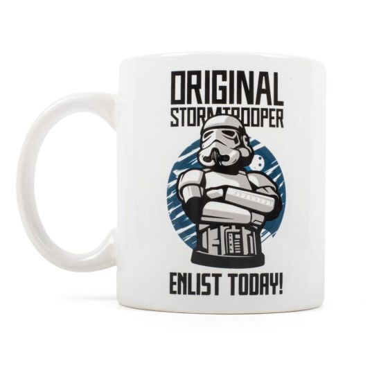 Taza Stormtrooper original: Enlist Today (blanca) Reserva
