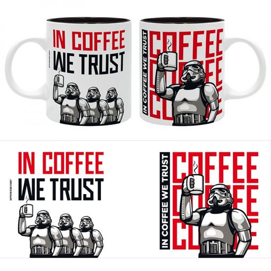 Original Stormtrooper: In Coffee We Trust Mug Preorder