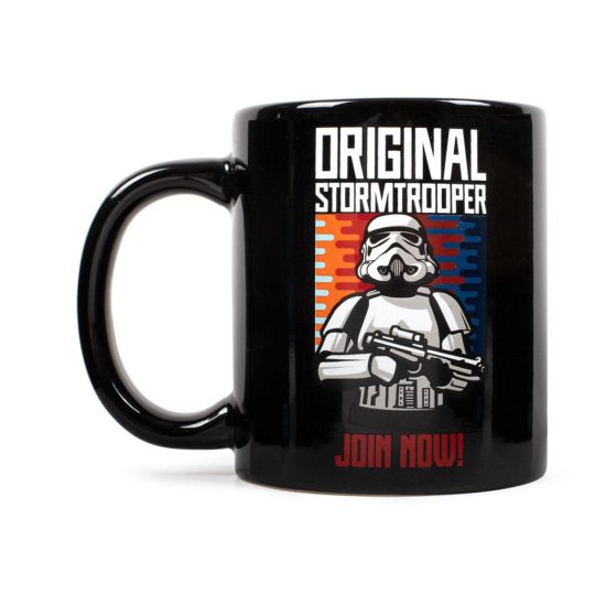 Original Stormtrooper: Jetzt anmelden Schwarze Tasse vorbestellen