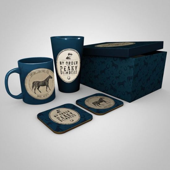 Peaky Blinders: By Order Of Mug, 400ml Glass & 2 Coasters Collectable Gift Box