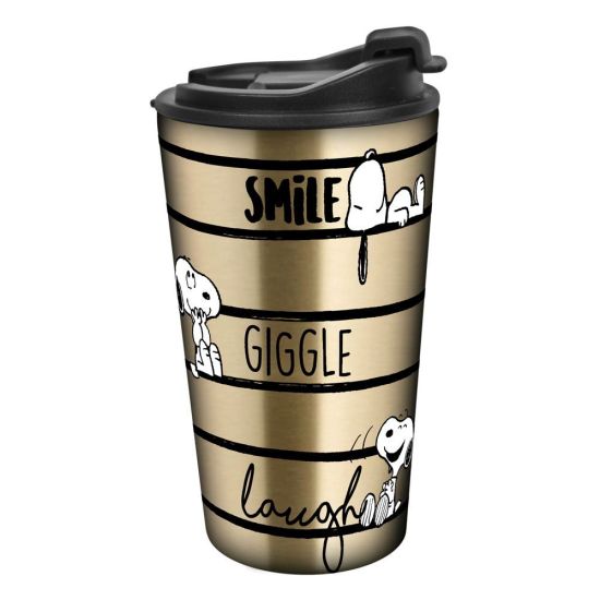 Peanuts: Smile Giggle Laugh Travel Mug