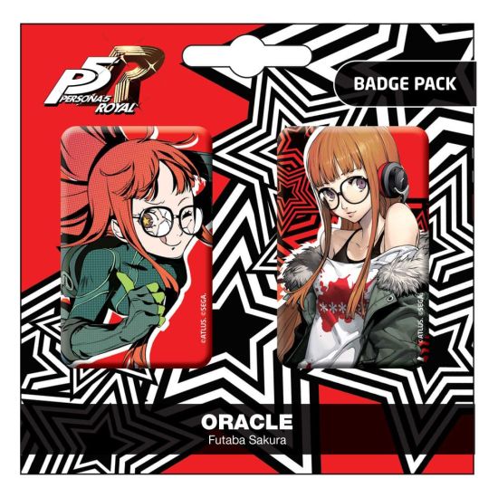Persona 5 Royal: Futaba Sakura Oracle Pin Badges 2-Pack Preorder