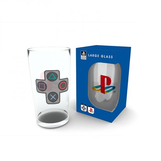 Playstation: Buttons 400ml Glass Preorder