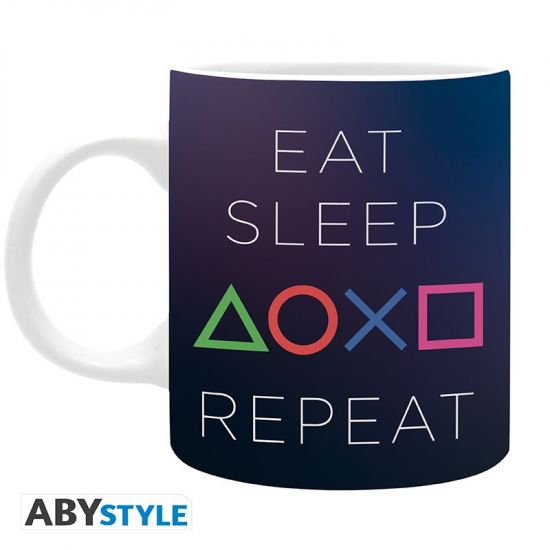 Playstation: Eat Sleep Repeat Mug Preorder