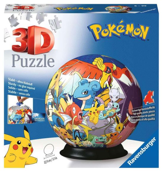 Pokémon: 3D-puzzelbal (73 stukjes)