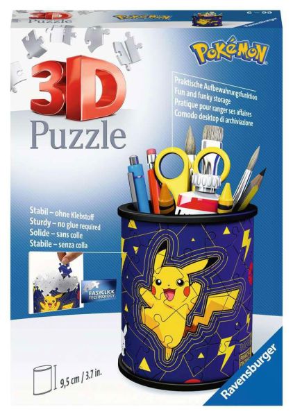 Pokémon: 3D-puzzelpotloodhouder (54 stuks) Pre-order