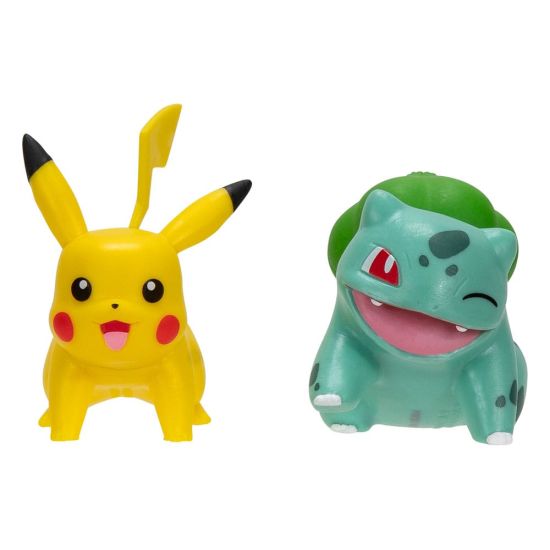 Pokémon: Bulbasaur #2, Pikachu #1 Battle Figure First Partner Set Figure 2-Pack Preorder