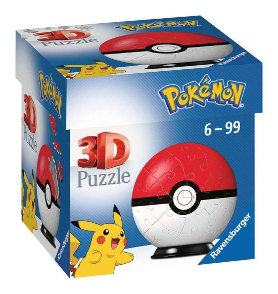Pokémon: Klassisches 3D-Puzzle Pokébälle (55 Teile)