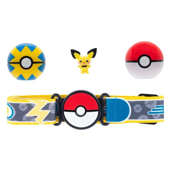 Pokémon: Clip'n'Go Poké Ball Belt Set (Includes Poké Ball, Quick Ball & Pichu) Preorder