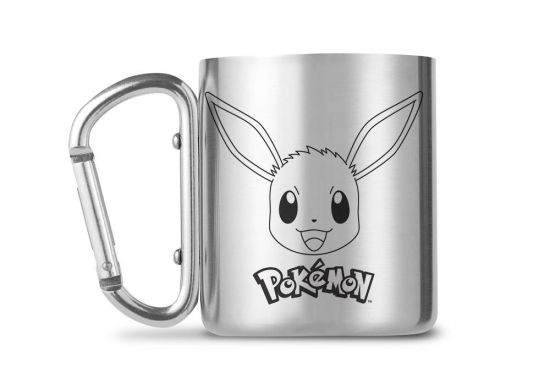 Pokémon: Reserva de taza con mosquetón de Eevee