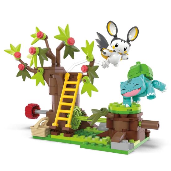 Pokémon: Emolga And Bulbasaur's Charming Woods MEGA Construction Set Preorder