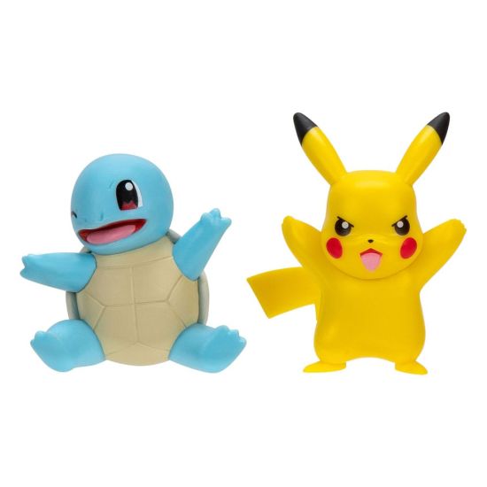 Pokémon: First Partner Set Battle Figure 2-Pack Squirtle #2, Pikachu #9 Preorder