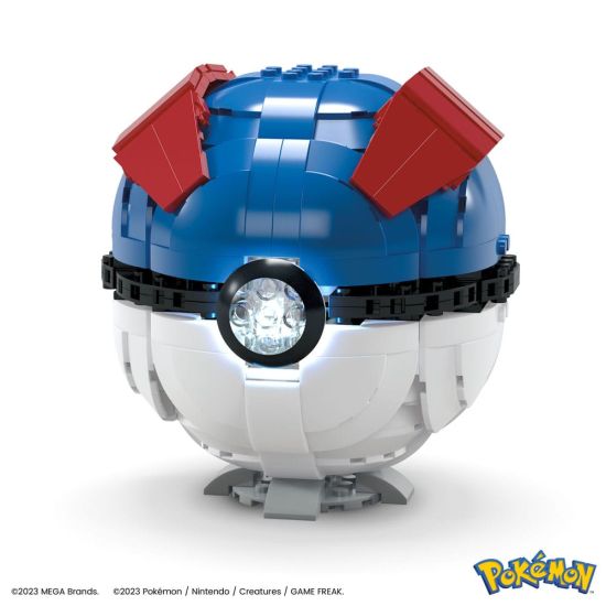 Pokémon: Juego de construcción Jumbo Great Ball Mega Construx (13 cm) Reserva