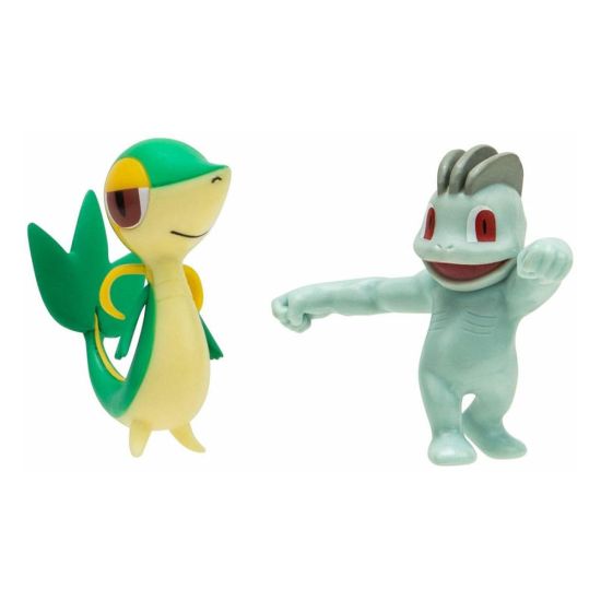 Pokémon: Machop, Snivy Battle Figure Set Figure 2-Pack Preorder