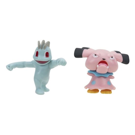 Pokémon: Machop & Snubbull Battle Figure Set 2-Pack Preorder