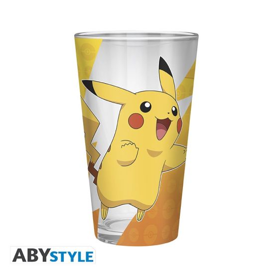 Pokémon: Metal Pikachu 400ml Glass