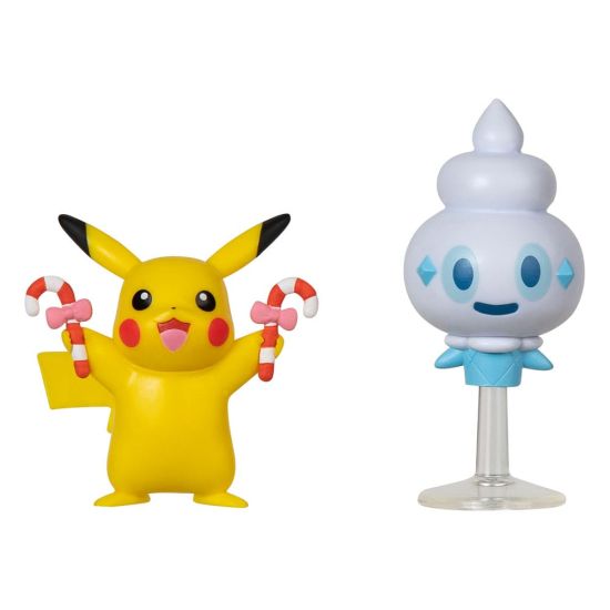 Pokémon: Pikachu & Vanillite Battle Figure Set Holiday Edition (2-Pack) Preorder