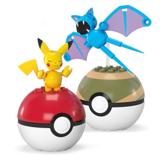 Pokémon: Pikachu & Zubat MEGA Construction Set Poké Ball Collection Preorder