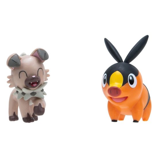 Pokémon: Tepig & Rockruff Battle Figure Set Figure 2-Pack Preorder