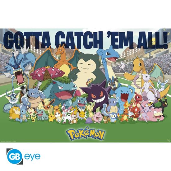 Pokémon: Póster de favoritos de todos los tiempos (91.5 x 61 cm) Reserva