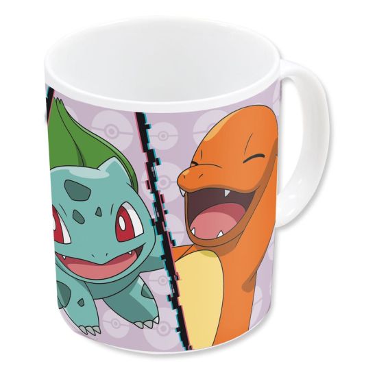 Pokémon : Salamèche, Bulbasaur, Carapuce, Pikachu Mug (320 ml) Précommande