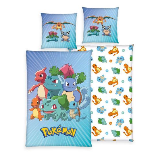 Pokémon : Parure de lit Groupe B (135 cm x 200 cm / 80 cm x 80 cm) Précommande