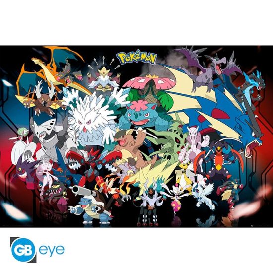 Pokémon : Poster Méga Evolution (91.5 x 61 cm)