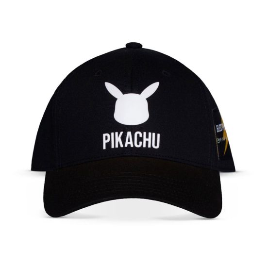 Pokémon: Pikachu Gorra con visera curvada negra Reserva