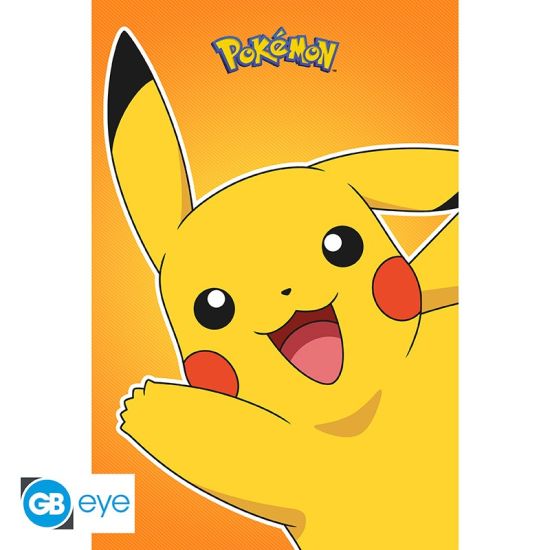 Pokémon : Affiche Pikachu (91.5x61cm) Précommande