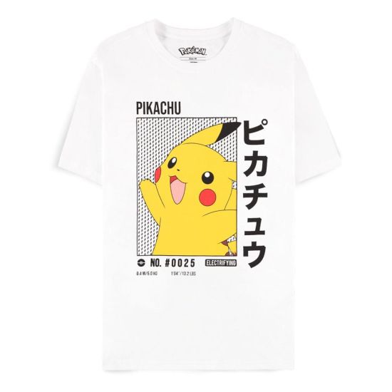 Pokemon: Pikachu White T-Shirt