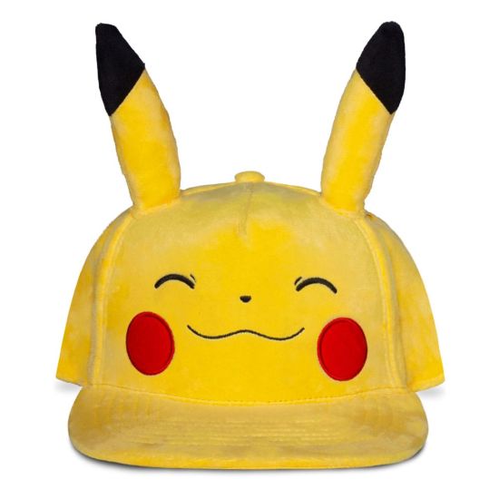 Pokemon: Smiling Pikachu Snapback Cap
