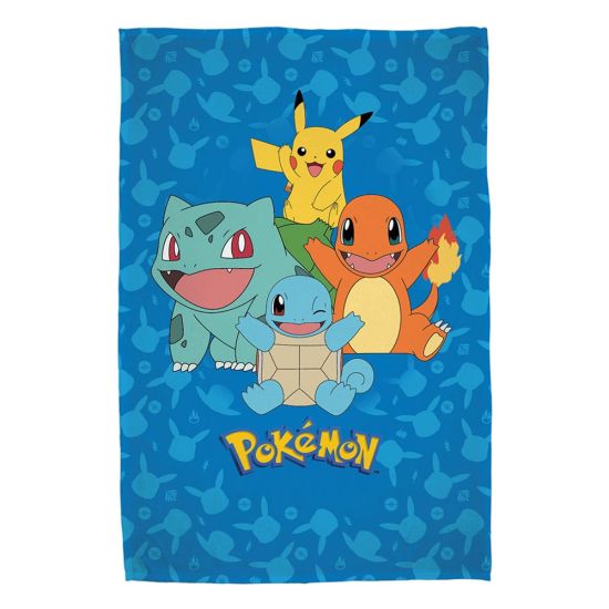 Pokemon: Starter Pokemon Fleece Blanket (130cm x 160cm) Preorder