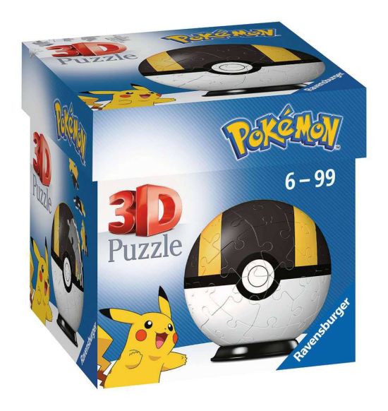 Pokémon: Ultra Ball 3D Puzzle Pokébolas (55 piezas) Reserva