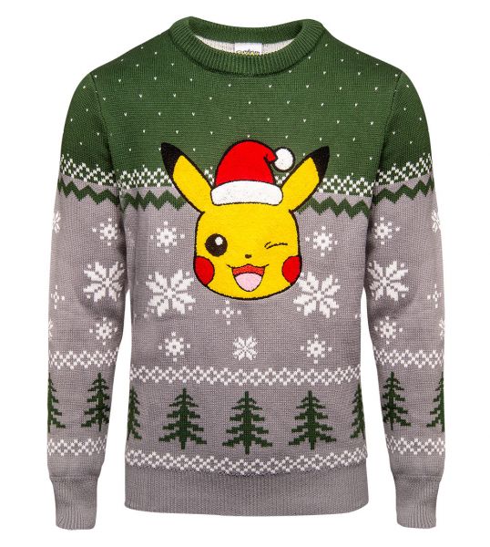 Pokemon: 'All I Want For Xmas Is Chu' Pikachu Christmas Sweater/Jumper