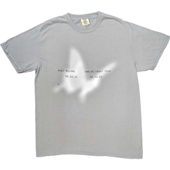Post Malone: Butterfly - Grey T-Shirt