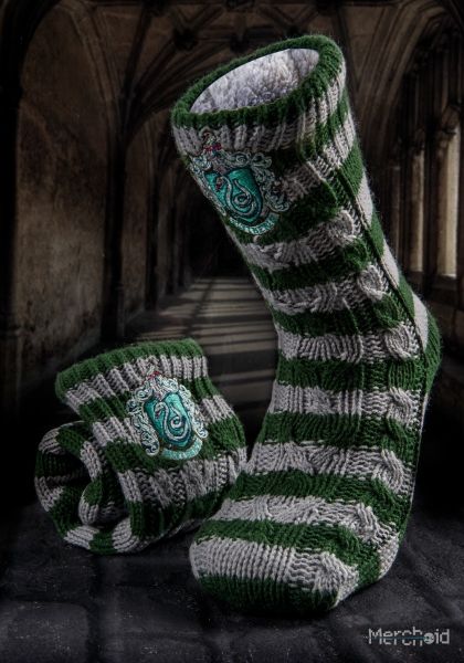 Harry Potter: Slytherin House Slipper Socks Preorder