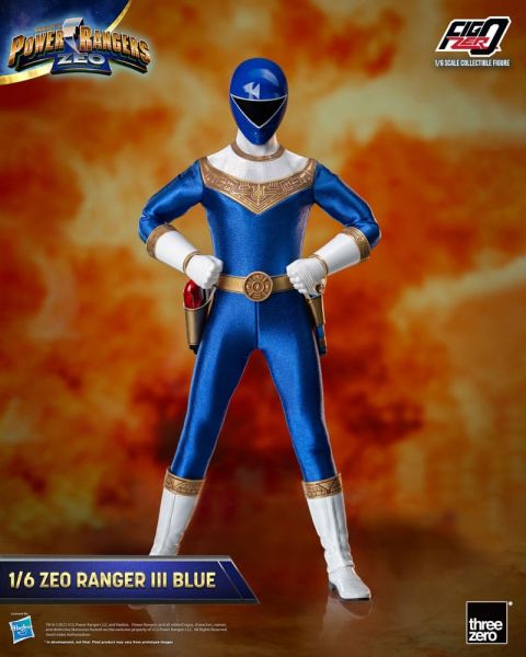 Power Rangers Zeo : Ranger III Bleu FigZero Action Figurine 1/6 (30cm)
