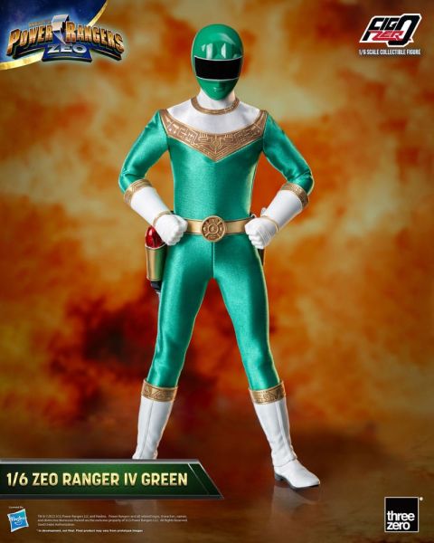 Power Rangers Zeo: Figura de acción Ranger IV Green FigZero 1/6 (30cm)