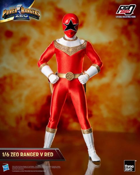 Power Rangers Zeo: Figura de acción Ranger V Red FigZero 1/6 (30 cm) Reserva