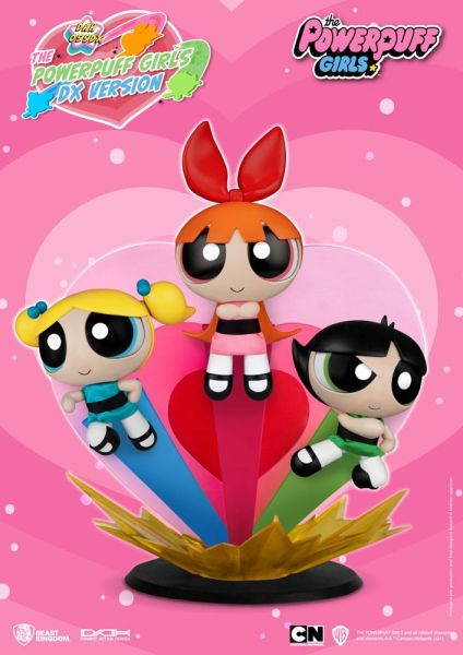 Powerpuff Girls: Blossom, Bubbles & Buttercup Dynamic 8ction Heroes Deluxe Action Figures 1/9 (14cm)