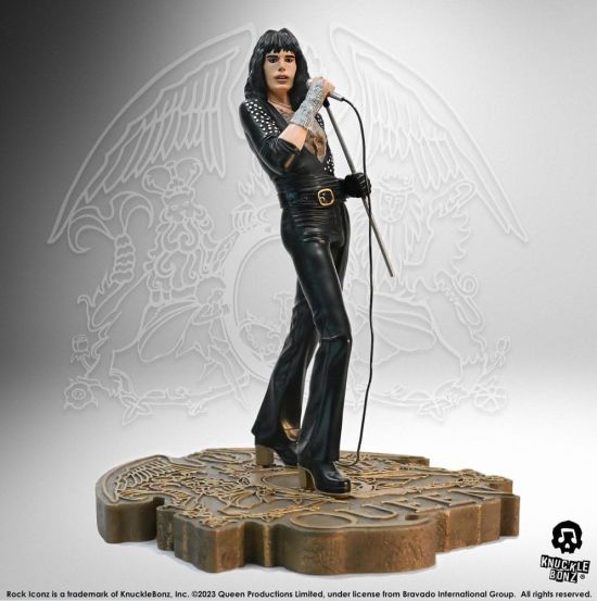 Queen: Estatua II de Freddie Mercury Rock Iconz (Era pura del ataque al corazón) (23 cm)