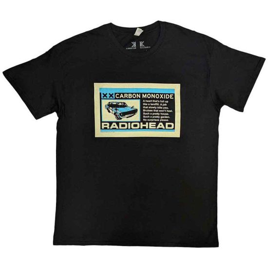 Radiohead: Carbon Patch - Black T-Shirt