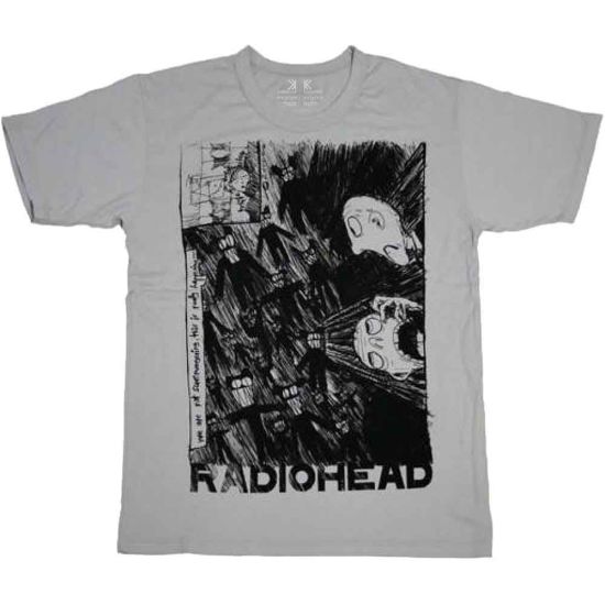 Radiohead: Scribble - Grey T-Shirt