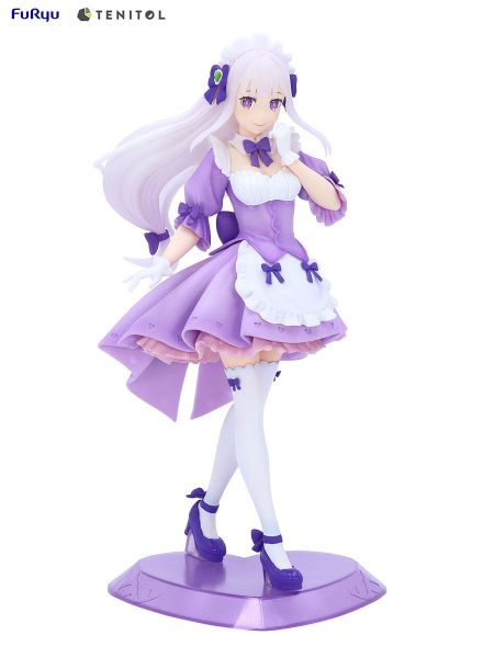 Re:ZERO Starting Life in Another World: Emilia Maid Tenitol PVC Statue (28cm) Preorder