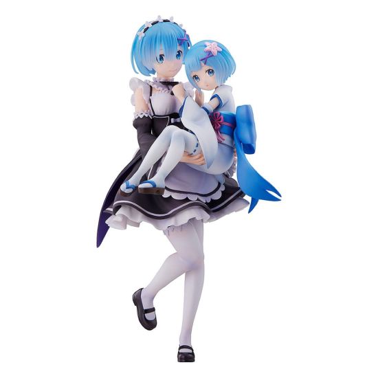 Re:Zero Starting Life in Another World: Rem & Childhood Rem 1/7 PVC Statue (23cm) Preorder