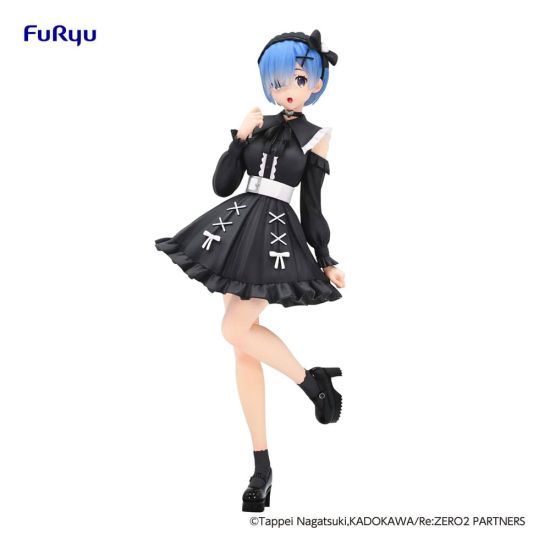 Re:Zero Starting Life in Another World: Rem PVC Statue Trio-Try-iT Girly Outfit Black (21cm) Preorder