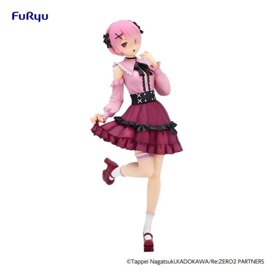 Re:Zero Starting Life in Another World: Rem PVC Statue Trio-Try-iT Girly Outfit Pink (21cm) Preorder