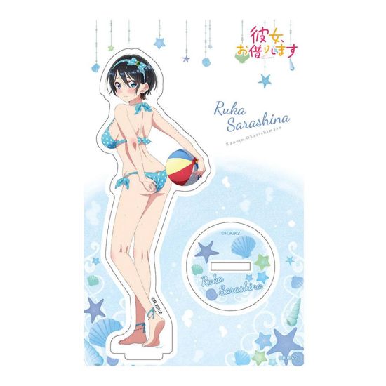 Rent-A-Girlfriend: Ruka Sarashina Acrylic Figure Swimsuit and Girlfriend (14cm) Preorder